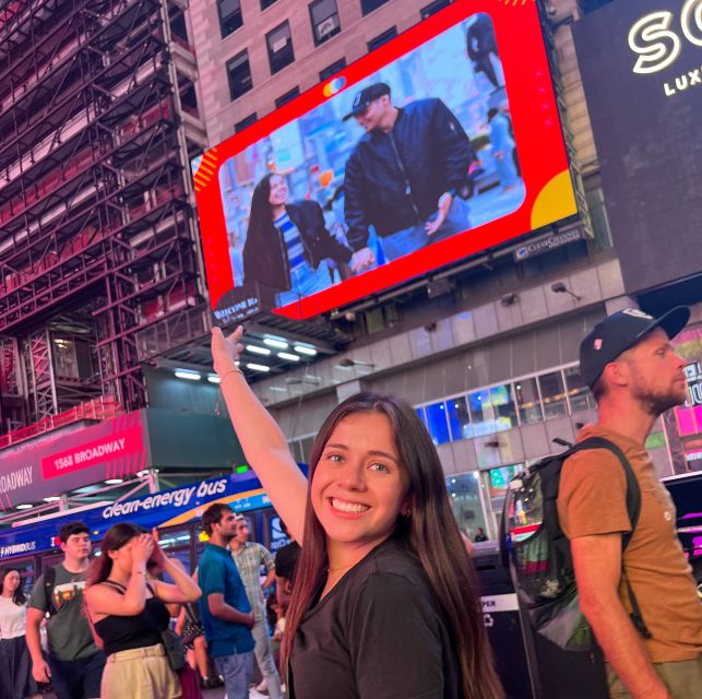 NYC: See Yourself on a Times Square Billboard for 24 Hours - Finding 1560 Broadway in a crowded square