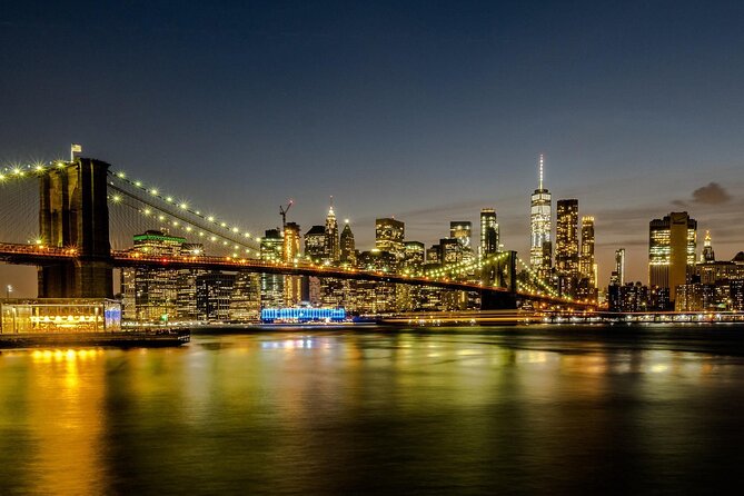 NYC Skyline and Statue of Liberty Harbor Lights Night Cruise - Ellis Island and the harbor’s immigration story
