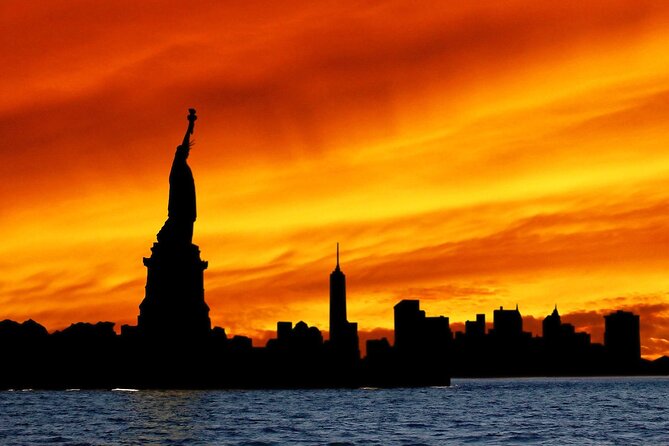 NYC Skyline and Statue of Liberty Harbor Lights Night Cruise - Indoor seats, outdoor views, and onboard comfort