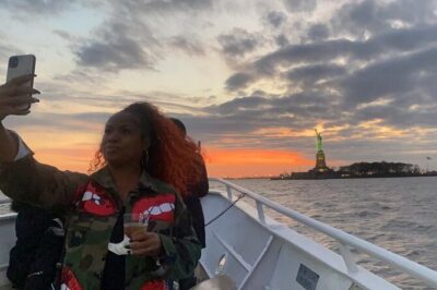 NYC Skyline lights Happy Hour and Cash Bar
