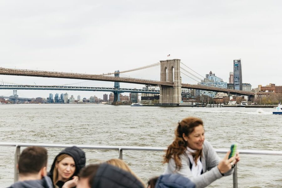 NYC: Statue of Liberty Express Skip-the-Box-Office Cruise - The Brooklyn Bridge from the water