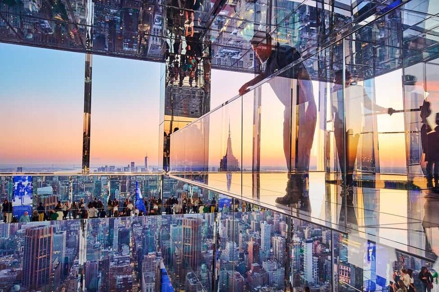 Ninety-three storeys up