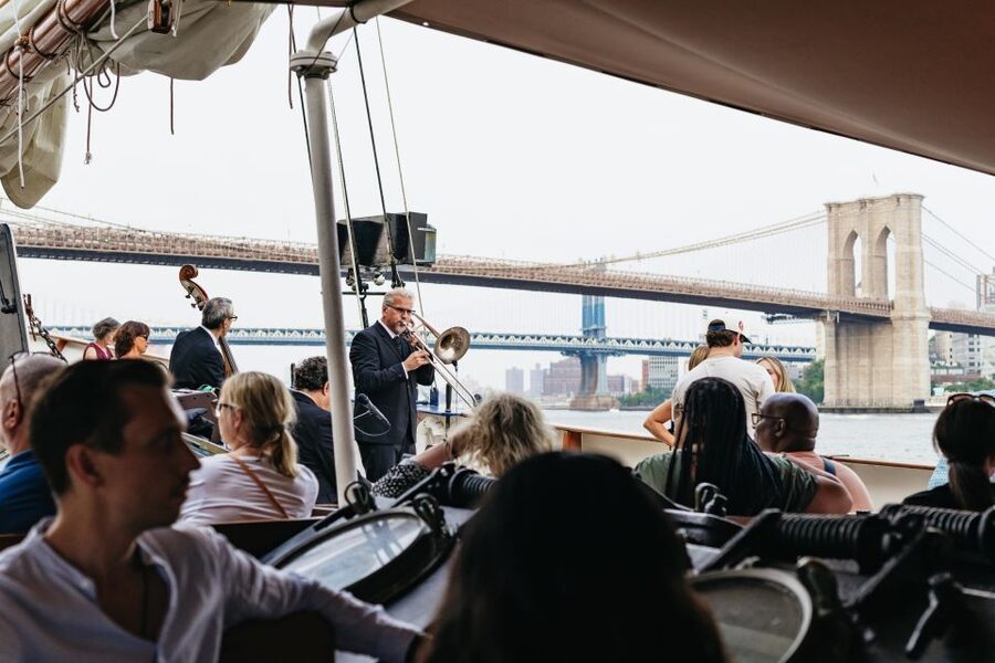 NYC: Sunset Jazz Sail aboard the 'Clipper City' - Jazz, wine, and the onboard bar