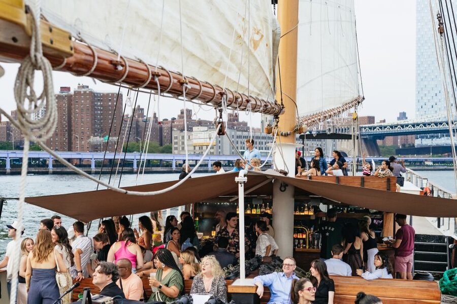NYC: Sunset Jazz Sail aboard the 'Clipper City' - What the $146 fare is really buying