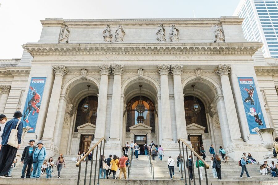 NYC: The Superhero Walking Tour of New York - New York Public Library and the city’s public face