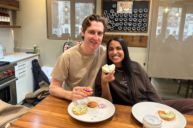 NYC: Upper West Side Hands-On Bagel Baking Class - Rolling dough at Fairway’s 74th Street Café