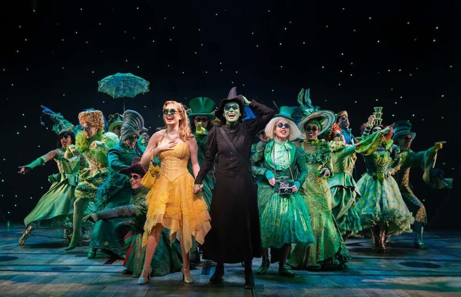 NYC: Wicked The Musical on Broadway - Elphaba, Glinda, and the heart of the show