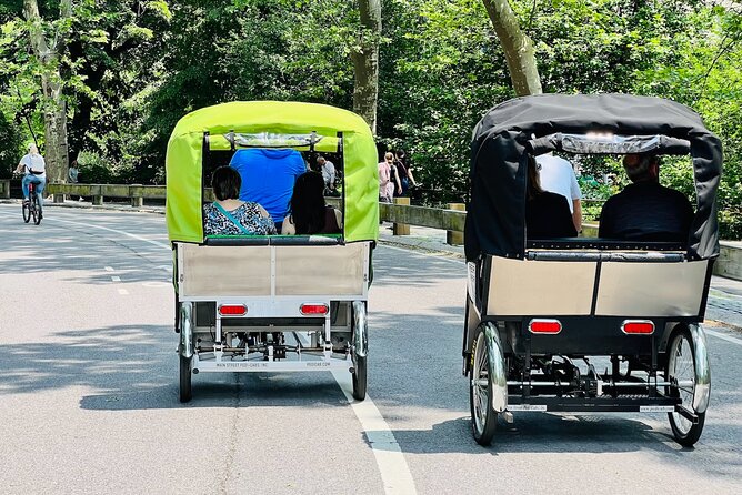 Official Central Park Pedicab Ride ( UP TO 3 PERSONS ) - Scenic views, romance, and the value of a private ride