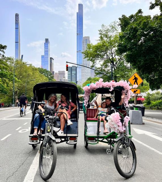 Official Pedicab Guided & Private Tours in Central Park - A seat for seeing Central Park at a sensible pace