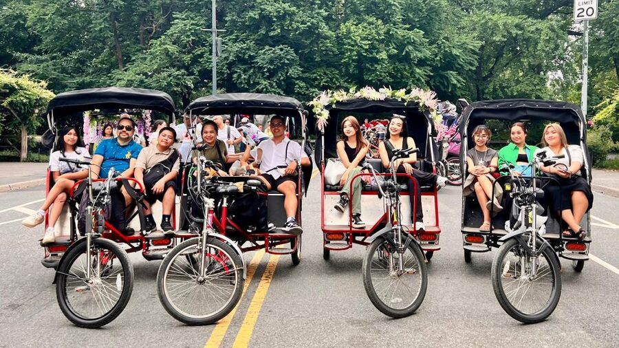 Official Pedicab Tours - Gardens, lawns, and the west side