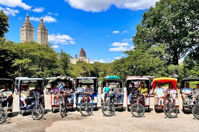 Official Pedicab Tours in Central Park NYC - Strawberry Fields and the Dakota add a different mood