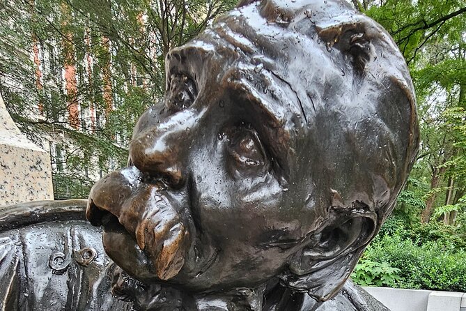 Oppenheimer in New York: Upper West Side Walking Tour - The Shinran Statue and the cost of the atomic bomb