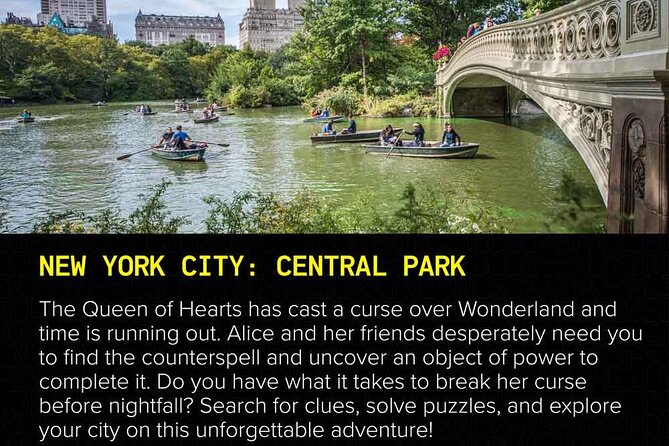 Outdoor Escape Room in New York City - Central Park - Exploring Central Park as part of the puzzle