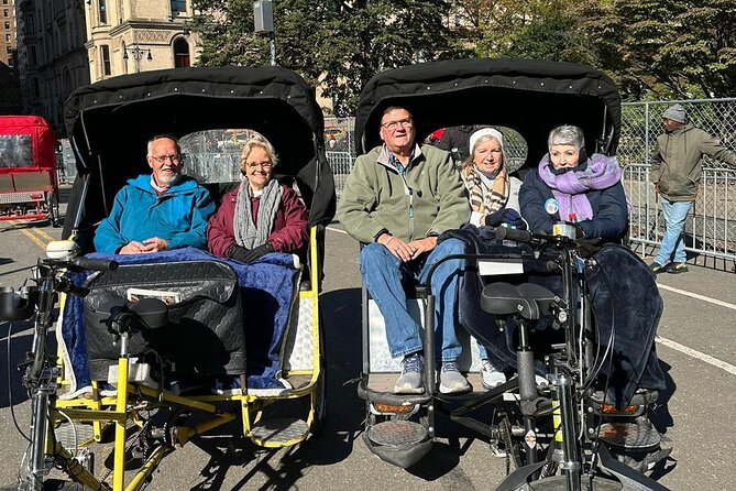 Private Hop on Hop off Central Park Pedicab Tour - Cherry Hill Fountain and Bow Bridge