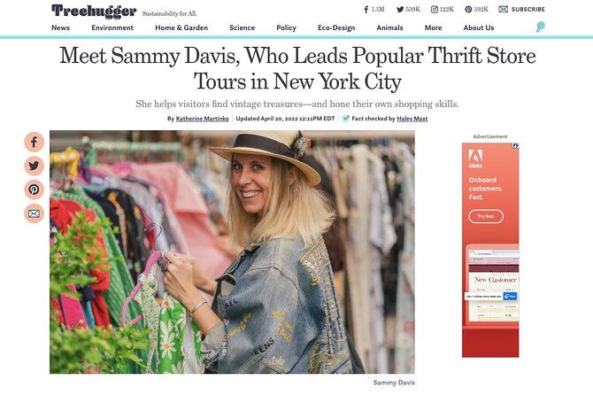 Private Secondhand Bargain Shopping & Styling Tour with a Personal Shopper - Passing through the Garment District