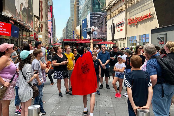 Public Super Tour of NYC: Heroes, Comics and More! - Times Square and Spider-Man’s New York