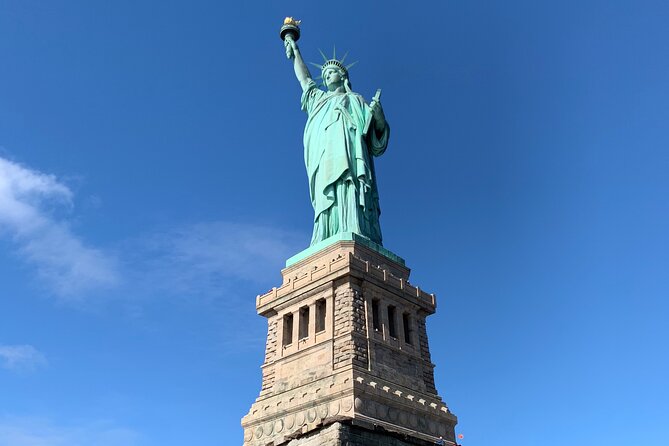 Secrets of the Statue of Liberty and Ellis Island Guided Tour - Liberty Island with the Statue in view