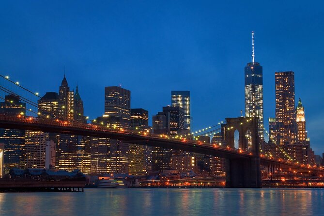 Skyline Night Bus Audio Narrated Tour Experience - New York after dark, seen from one seat