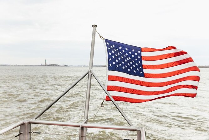 Statue of Liberty Ferry Boat Pass - The approach to Liberty Island