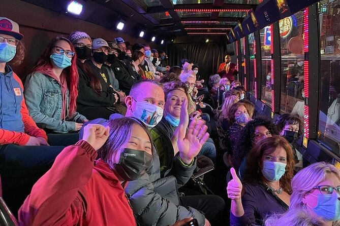 The RIDE Experience Theatrical Bus Tour - Broadway and Times Square set the tone